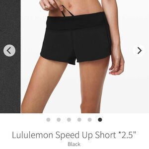 Lululemon Speed Up LR Short *2.5" LINED BNWT